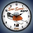thumbnail image 1 of Collectable Sign and Clock Rupp Snowmobile, 1 of 4