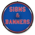 thumbnail image 1 of Collectable Sign and Clock Sign & Banners LED Lighted Premium Sign, 1 of 3