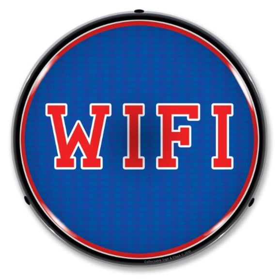 Collectable Sign and Clock WIFI LED Lighted Premium Sign