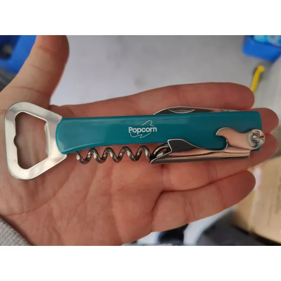 Collectable Wine Corkscrew,Bottle Cap Opener 5.25" Branded