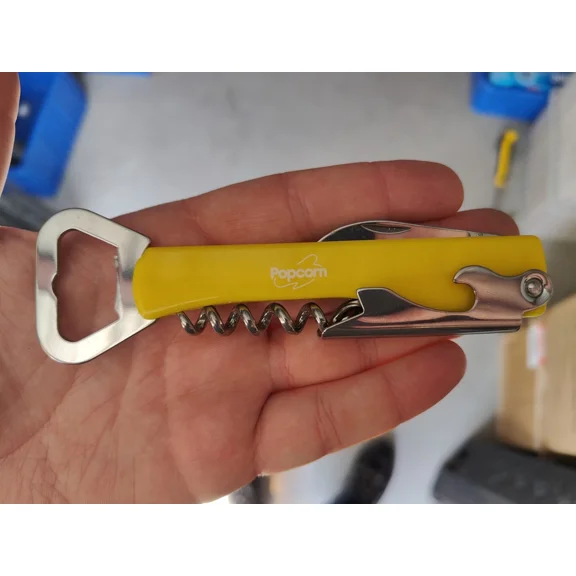 Collectable Wine Corkscrew,Bottle Cap Opener 5.25" Branded