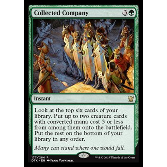 - Collected Company (177/264) - Dragons of Tarkir, A single individual card from the Magic: the Gathering (MTG) trading and collectible card.., By Magic: the Gathering