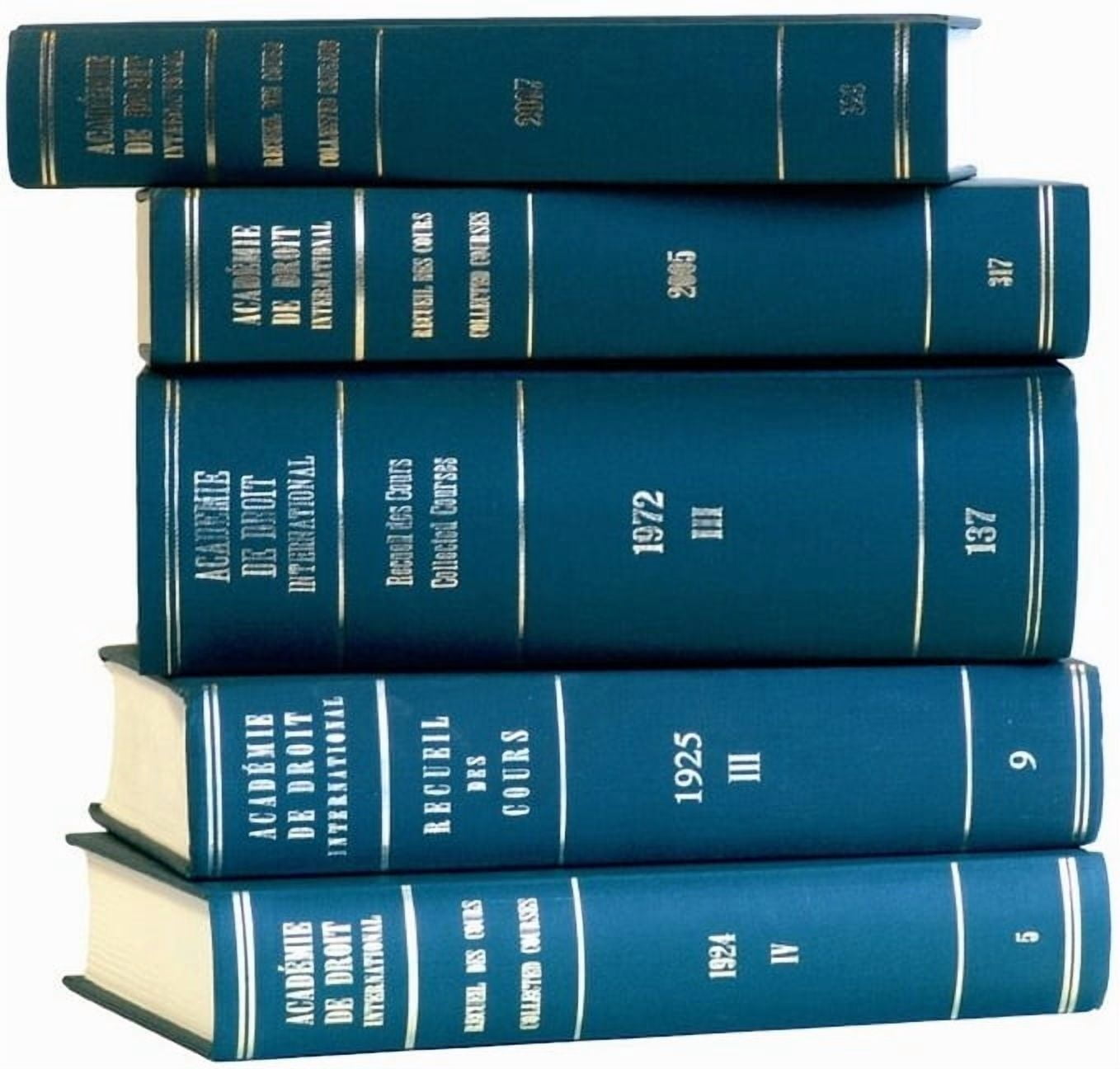 Collected Courses of the Hague Academy o Recueil Des Cours, Collected Courses, Tome 423, Book 423, (Hardcover)