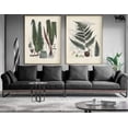 thumbnail image 1 of Collected Ferns V and VI, Set of 2 Vintage Rustic Fern Branch Poster, Last Minute Gift Idea, Extra Large Lobby Decor, Fern Bathroom Wall Art, 1 of 9