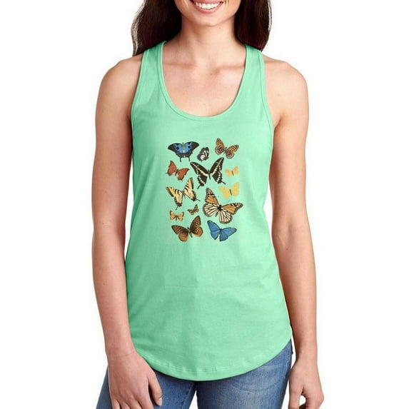 Collected Flutter Ii Racerback Tank Women -Victoria Barnes Designs, Female Large