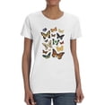 thumbnail image 1 of Collected Flutter Iii T-Shirt Women -Victoria Barnes Designs, Female x-Large, 1 of 4