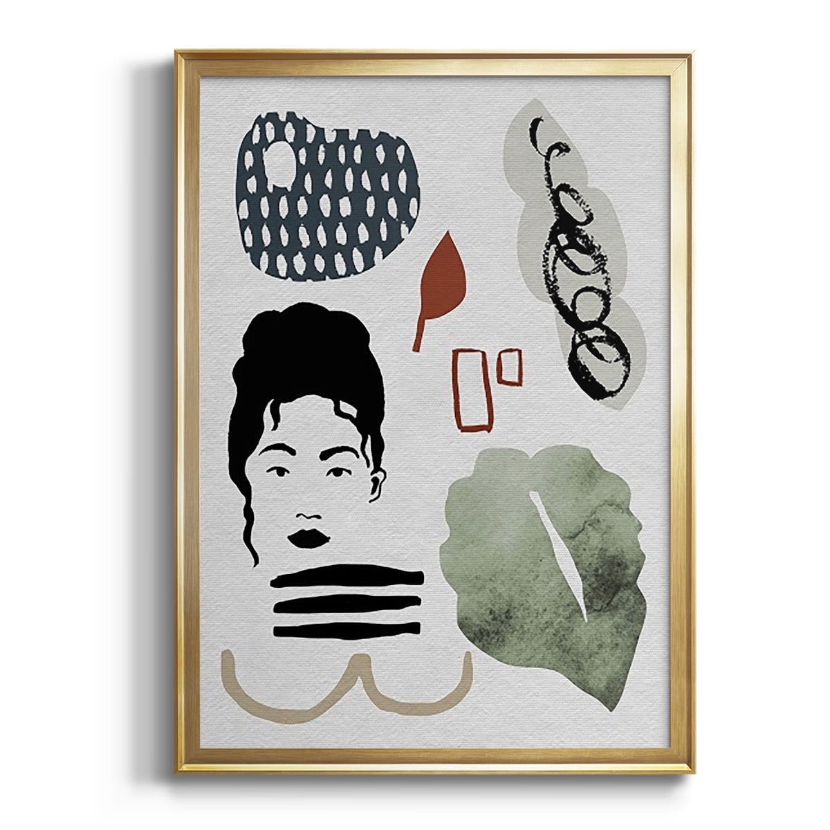 Collected Mindfulness I Premium Framed Print, in Gold, Black, or Silver - Ready to Hang