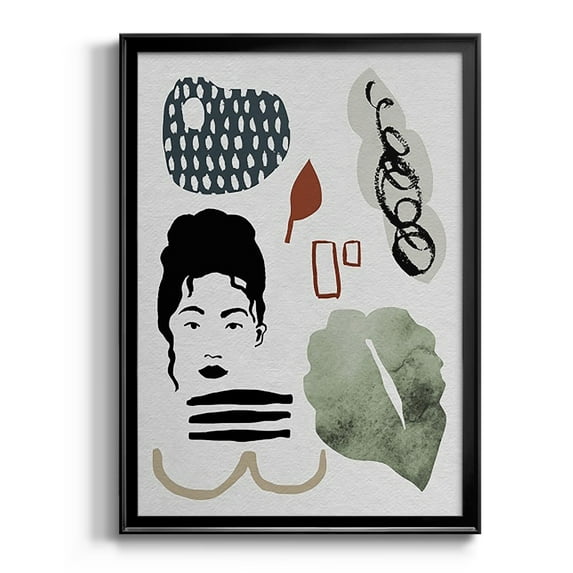 Collected Mindfulness I Premium Framed Print, in Gold, Black, or Silver - Ready to Hang