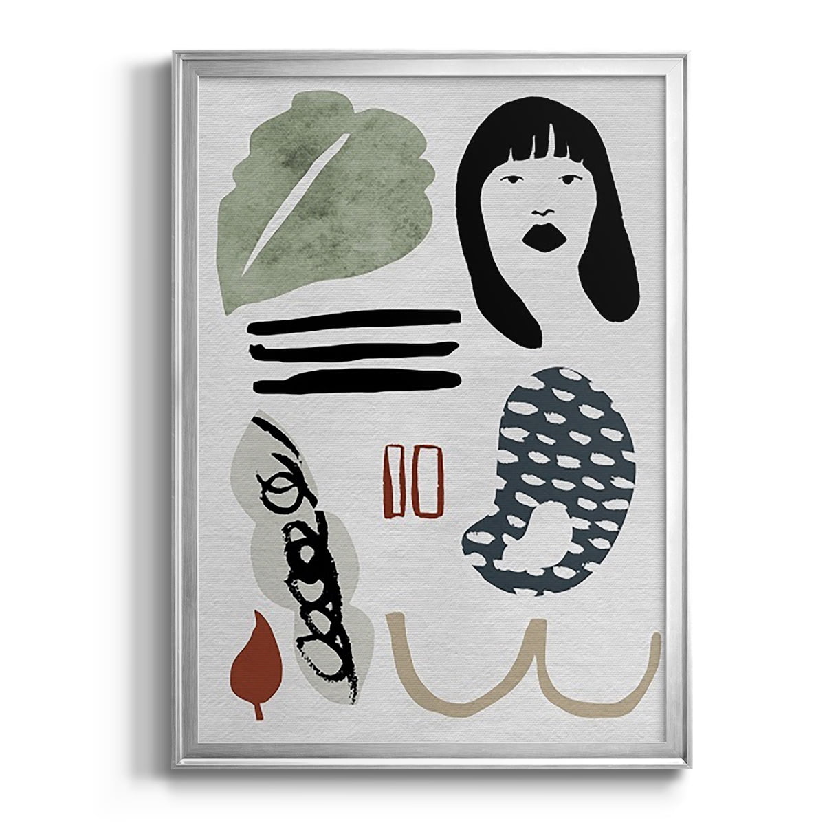 Collected Mindfulness II Premium Framed Print, in Gold, Black, or Silver - Ready to Hang