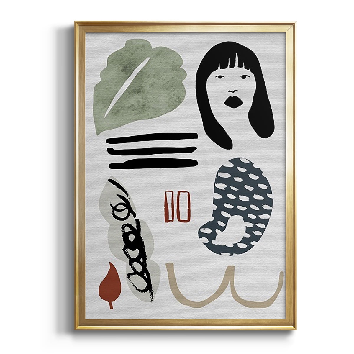Collected Mindfulness II Premium Framed Print, in Gold, Black, or Silver - Ready to Hang
