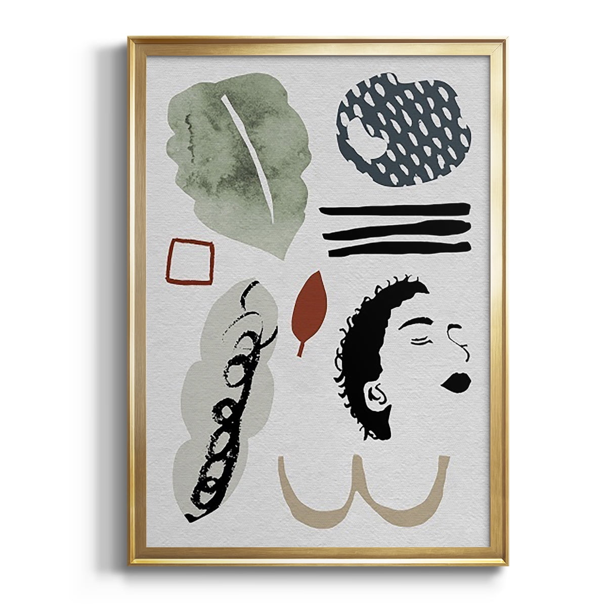 Collected Mindfulness III Premium Framed Print, in Gold, Black, or Silver - Ready to Hang