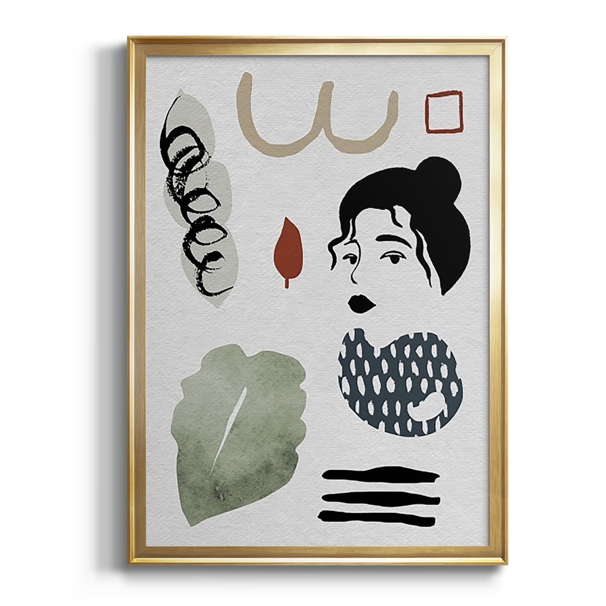 Collected Mindfulness IV Premium Framed Print, in Gold, Black, or Silver - Ready to Hang