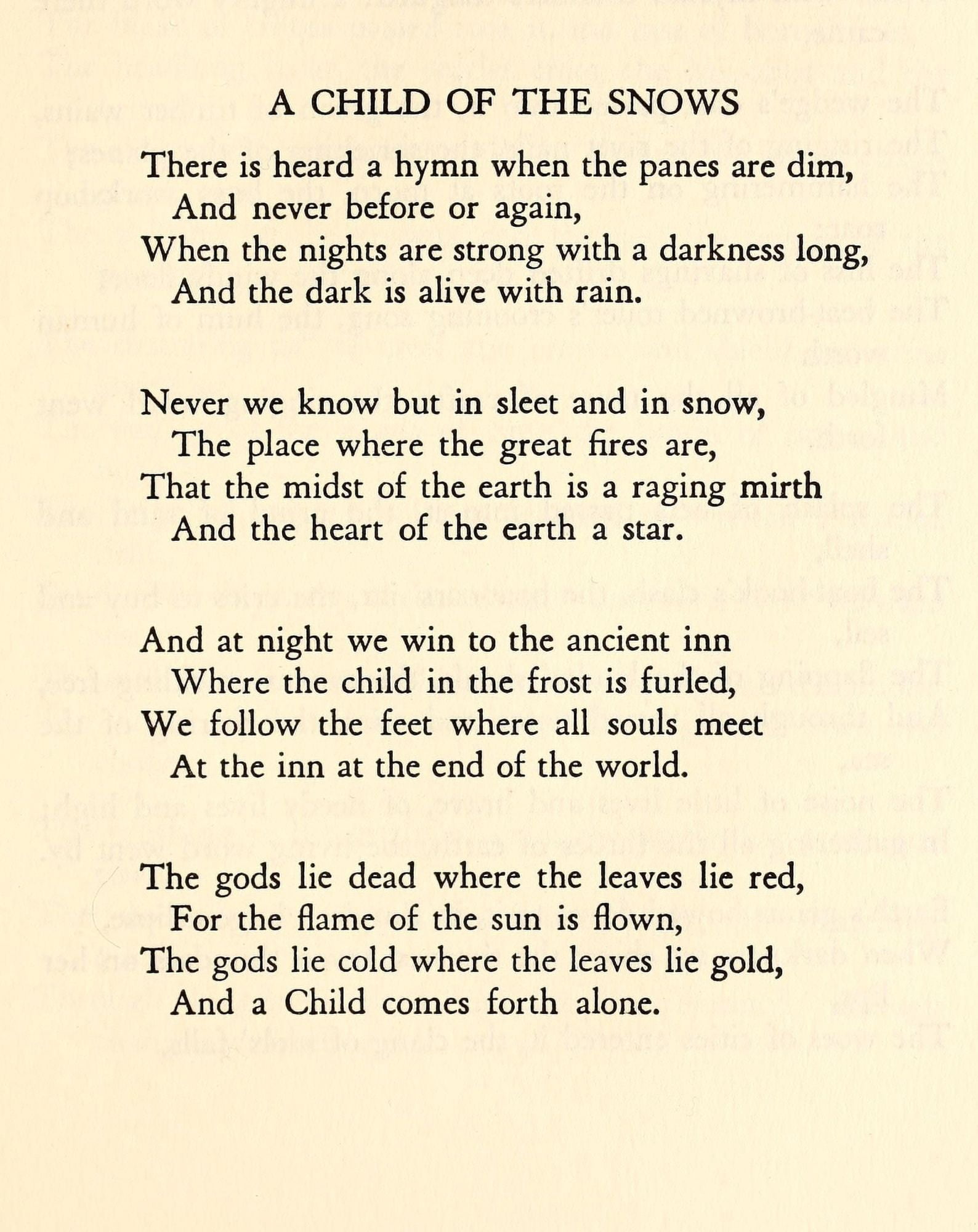 Collected Poems of GKC 1932 Child of the Snows Canvas Art - GK Chesterton (24 x 36)