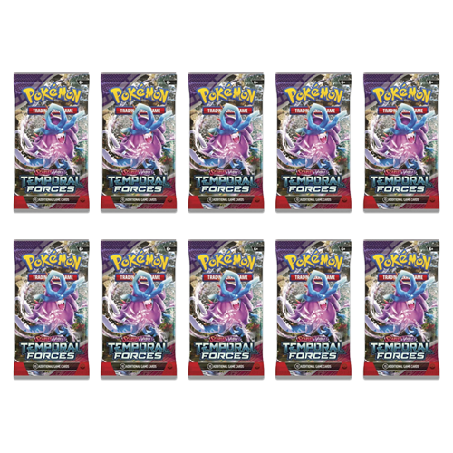 Collectible 10 Pack Temporal Forces Pokemon Trading Card Game Booster Packs [English]