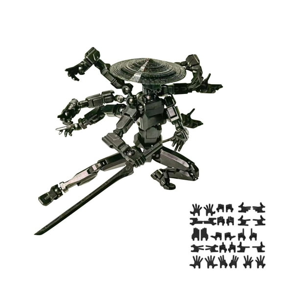 Collectible Alien Multi-Jointed Action Figure Deluxe Set Posable DIY Model Kit Hobbyist Display Piece