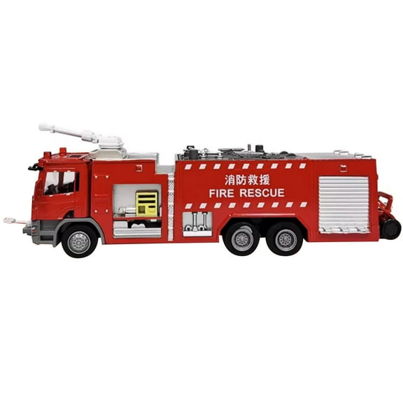 Collectible Alloy Model for Vehicle Lovers KDW Water Tank Truck Rescue Fire Police, 1:50 Scale, Desk Decoration TAPDRA Store