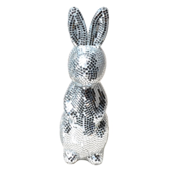 Collectible Art Glass Glass Rabbits Figurines Figures Table Ornament Handmade Rabbits Statue Easter Home Decors