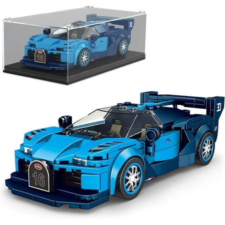 Collectible Bugatti Vision GT Super Car Building Block, ABS