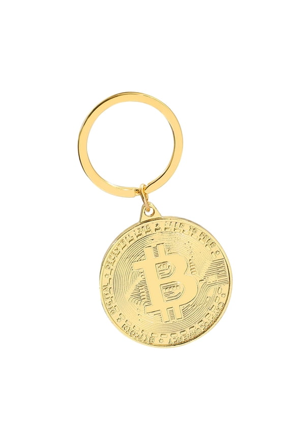 Collectible Crypto Keychain Bitcoins Inspired Keyring Pendant Women and Men