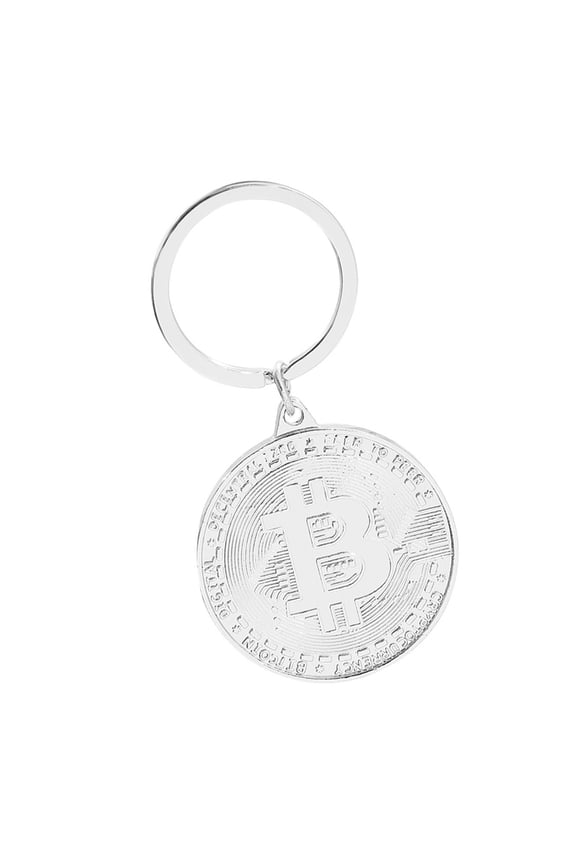 Collectible Crypto Keychain Bitcoins Inspired Keyring Pendant Women and Men