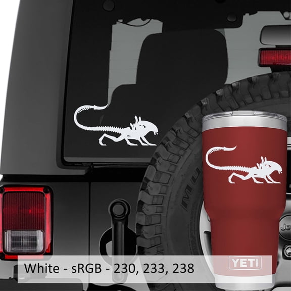 Collectible Decals Alien Xenomorph Crawling Vinyl Decal
