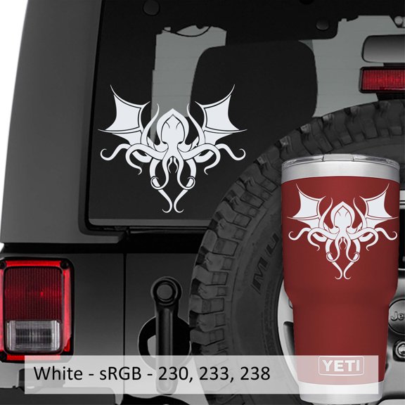 Collectible Decals Cthulhu Ancient One Vinyl Decal