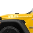 thumbnail image 1 of Collectible Decals Distressed Willys Hood Lettering Waterproof Vinyl Decal x2 (Pair), 1 of 1