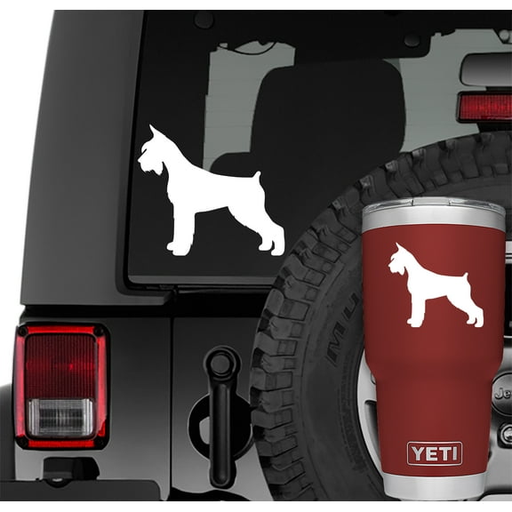 Collectible Decals Giant Schnauzer Vinyl Decal