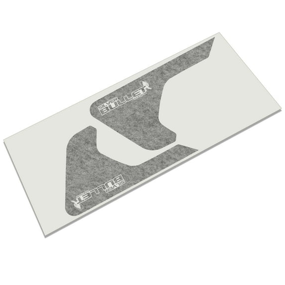 Collectible Decals JL/JT Fender Vent Silver Bullet Edition Blackout Decal Pair