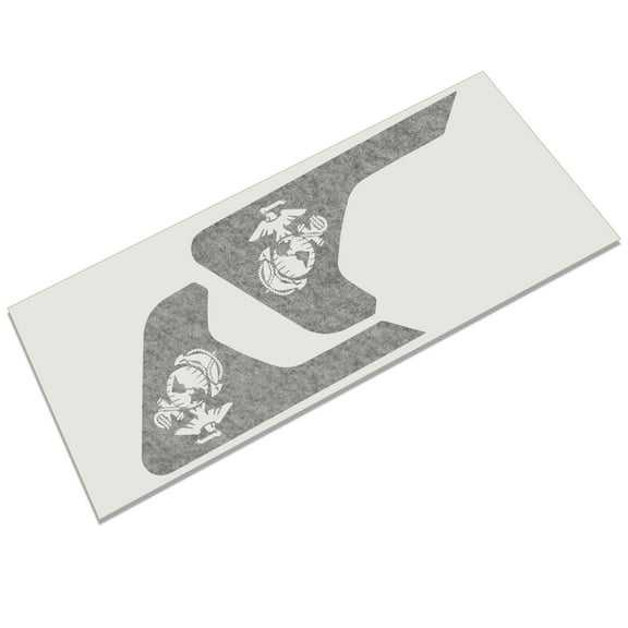 Collectible Decals Marine Corps EGA Logo 2pc Fender Vent Decals for 18+ Wrangler JL JLU Gladiator JT