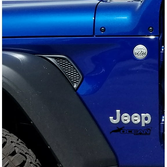 Collectible Decals Ocean Blue Edition Decal (Pair) - Fender Decals For Wrangler/Gladiator