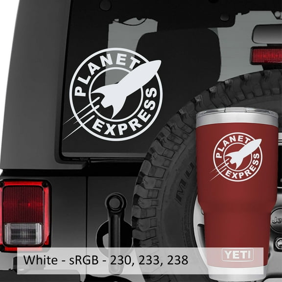 Collectible Decals Television Futurama Planet Express Decal