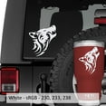 thumbnail image 1 of Collectible Decals Tribal Howling Wolf Vinyl Decal Sticker, 1 of 1