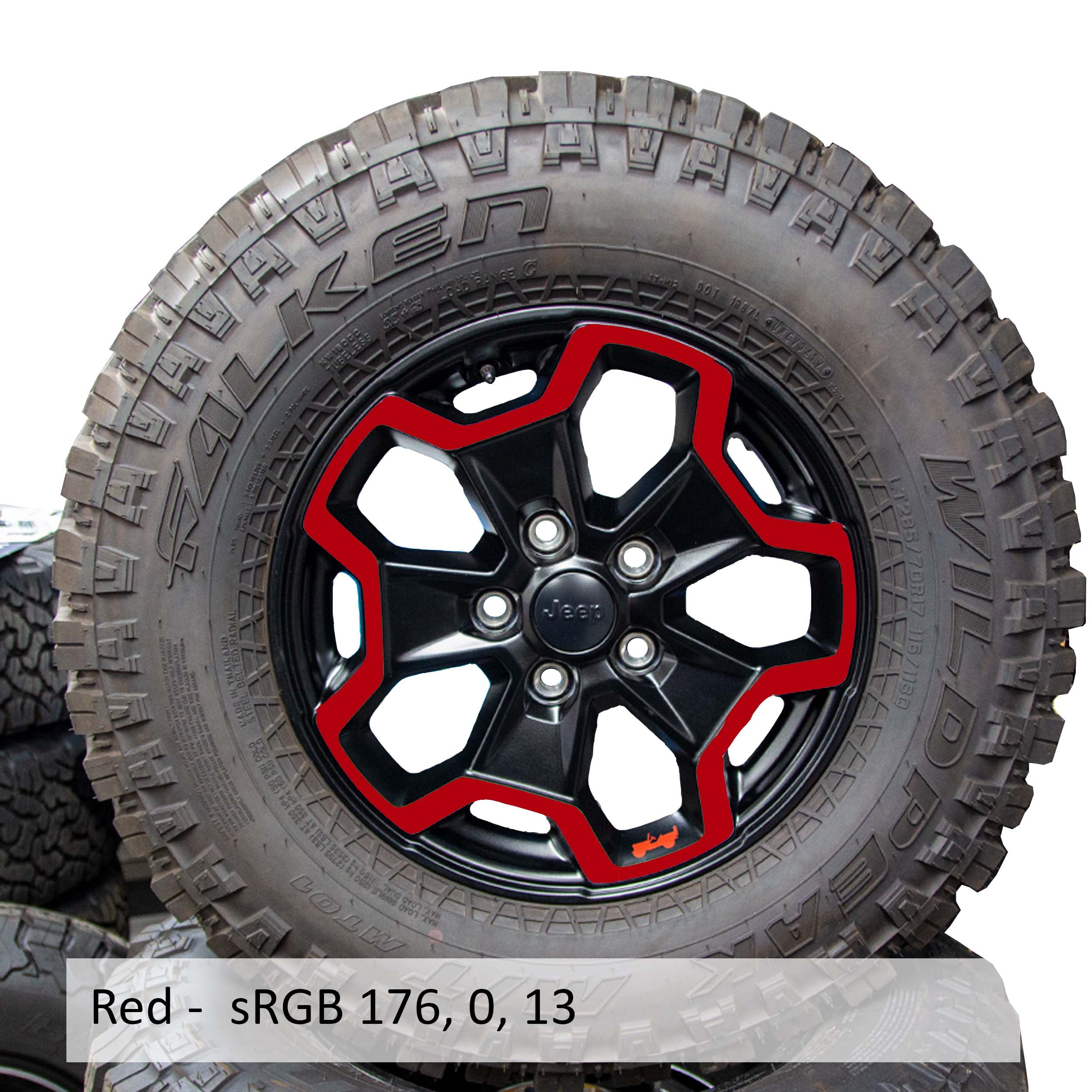 Collectible Decals Wheel Vinyl Decal Overlays 17