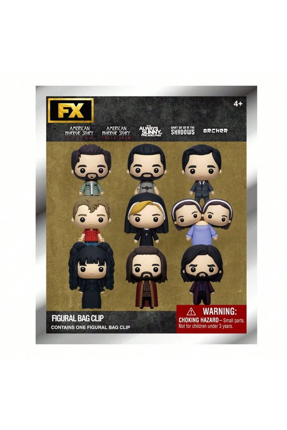 Collectible Decorative FX TV Series Bag Clip Keychain, 1PC, 1