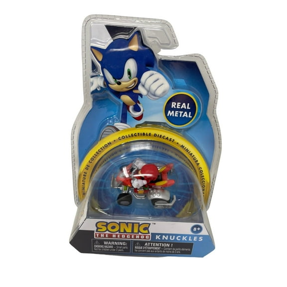 Collectible Diecast Sonic The Hedgehog Knuckles Real Metal Racing Car