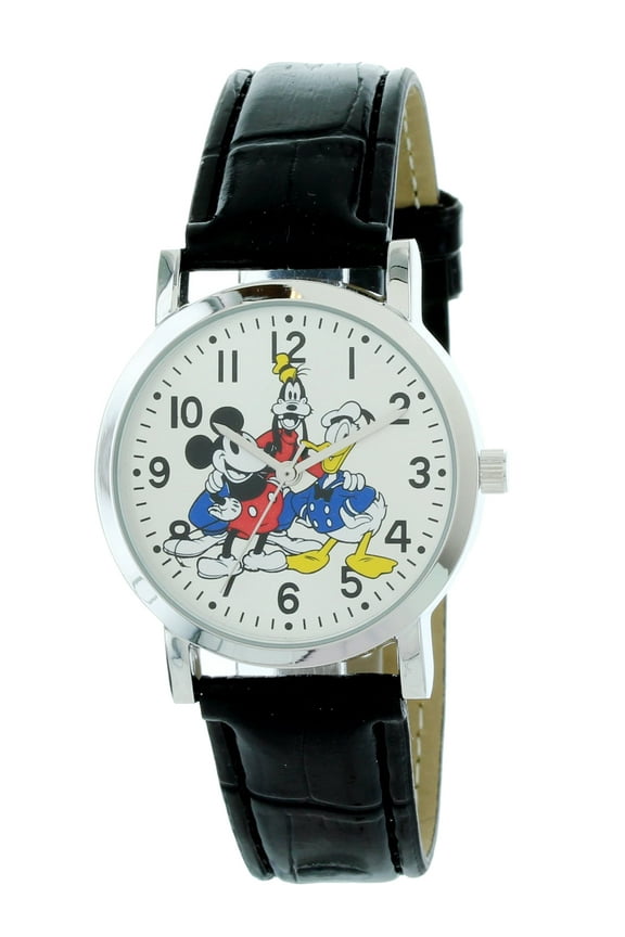 Collectible Disney Mickey Mouse And Friends, Donald Duck & Goofy "Friends for ever" Watch Mk5478