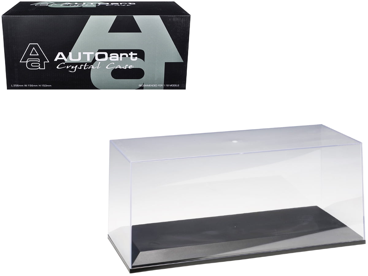 Vitrine De Présentation 1/18 Jewel Cases - Socle Rouge, Pour Maquettes De Voitures