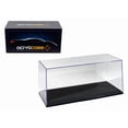 thumbnail image 1 of Collectible Display Show Case with Black Base for 1/24 1/18 Scale Models by Illumibox, 1 of 4