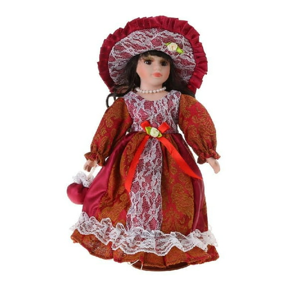 Collectible Doll Porcelain Doll Ceramic Female Doll Reborns Housewarming Gift