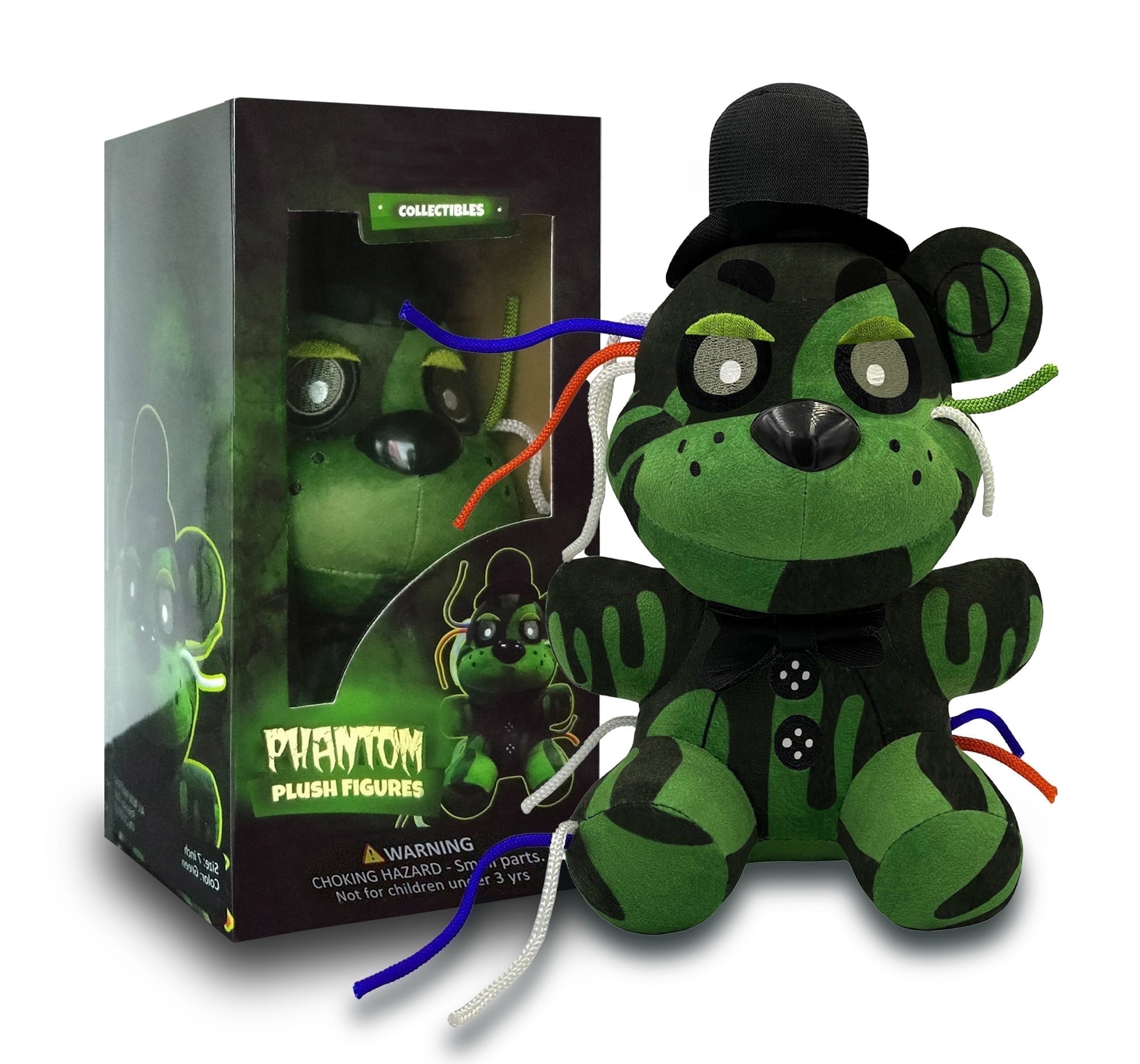 Collectible Fan Made Phantom Freddy Plush Birthday Gift for Kids, Plush Soft Huggable for Kid All Age Fan 7 Inch