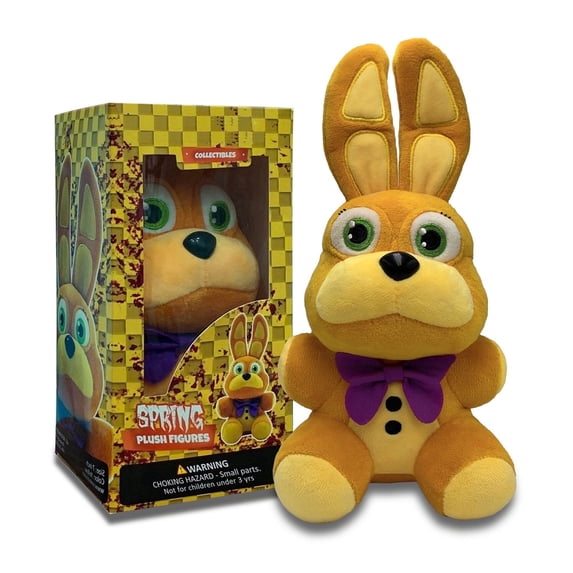 Collectible Fan Made Spring Bonnie Plush Birthday Gift for Kids, Plush Soft Huggable for Kid All Age Fan 7 Inch