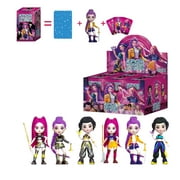 Collectible K+pop Fashion Dolls Mystery Box with Surprise Anime Action Figures Trading Card and Accessory for Fans and Collectors