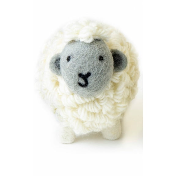 Collectible Knitted Sheep- Grey Face (Large)