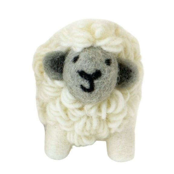 Collectible Knitted Sheep- Grey Face (Small)