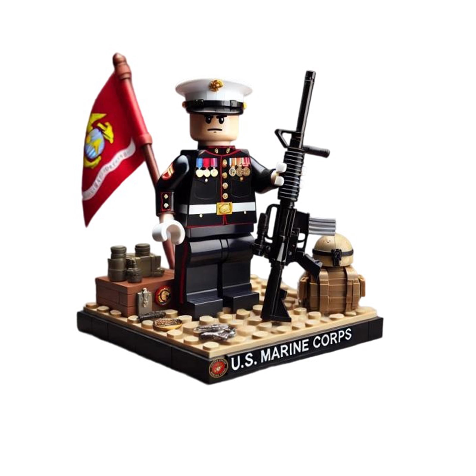 Collectible Military Building Blocks Set - Perfect Gift Idea! Features ...