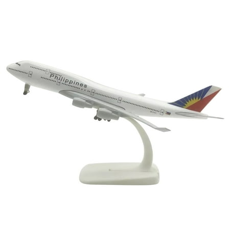 Collectible Philippine Airlines B747 Model Airplane for Display Precisely Crafted Alloy for Shelf