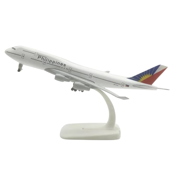 Collectible Philippine Airlines B747 Model Airplane for Display Precisely Crafted Alloy for Shelf