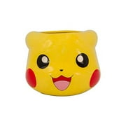 Silver Buffalo PK0195 Pokémon Pikachu 3D Sculpted Ceramic Mug, 20-Ounce, Yellow