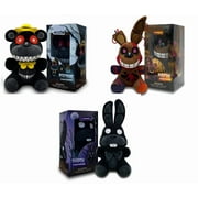 Collectible Stuffed Combo 3 Character Nightmare Plush + Burntrap Plush + Shadow Bonnie Plush Birthday Gift For Kids, For All Ages, 7 plush